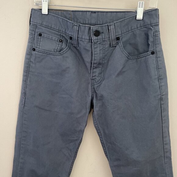 Levi's 511 Slim Straight Jeans Men’s 30x30 Gray Denim White Tab 100% Cottton EUC - Picture 5 of 10